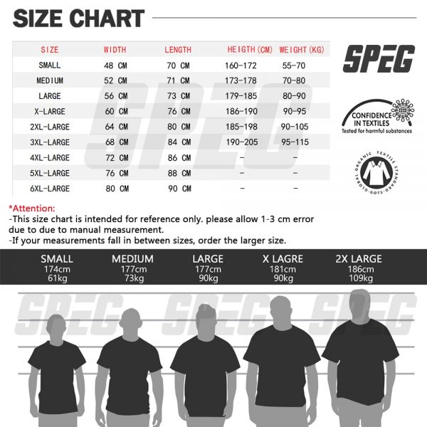 G200 Size Chart