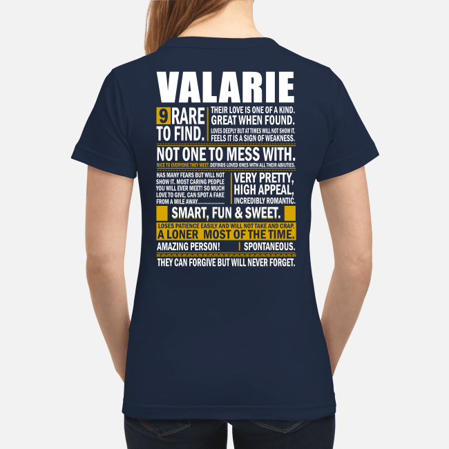 Valarie name Tee Shirts Funny