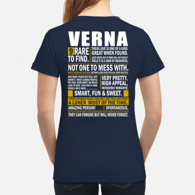 Verna name Tee Shirts Funny Verna Name Special Gifts