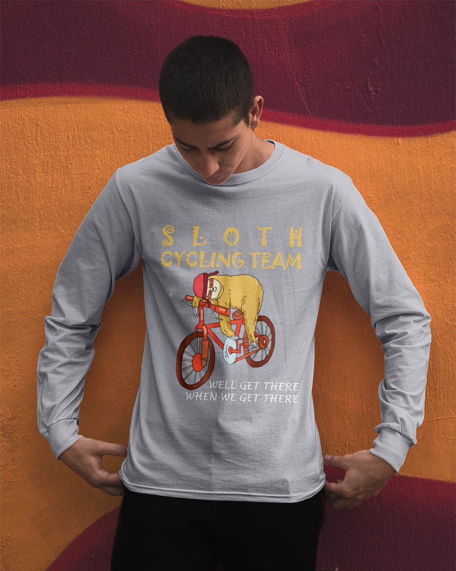 sloth cycling team jersey