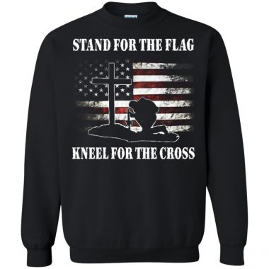 Official Funny Stand for the flag Kneel for the cross Shirt, Long sleeve, Hoodie