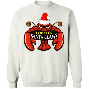 Lobster Santa Claws Christmas Shirt, Long Sleeve, Sweater, Hoodie