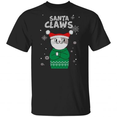 Santa Claws Cat Ugly Christmas Sweater Style Sweatshirt