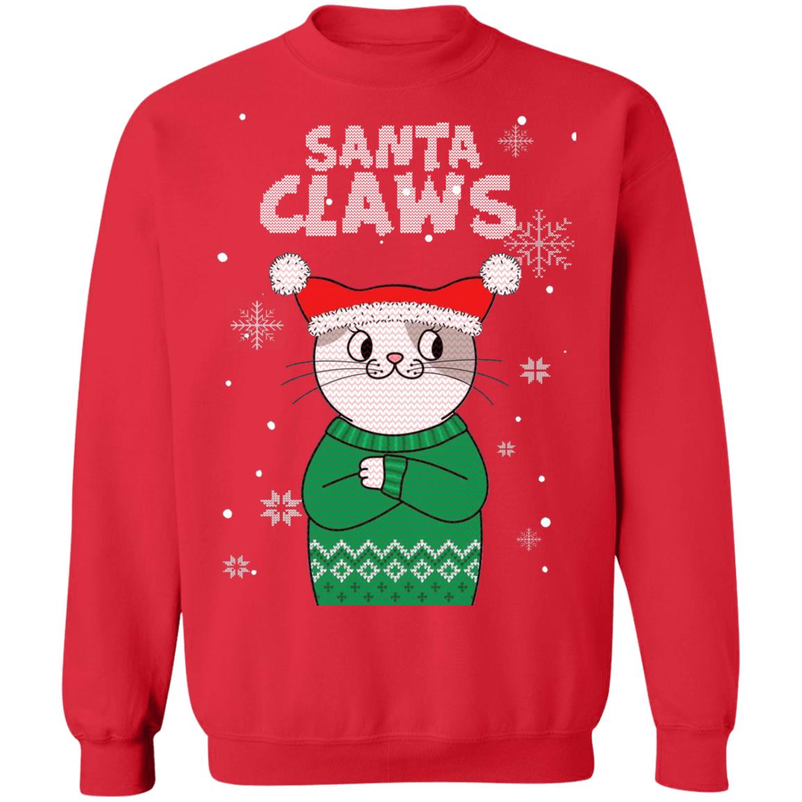 santa claws sweatshirt