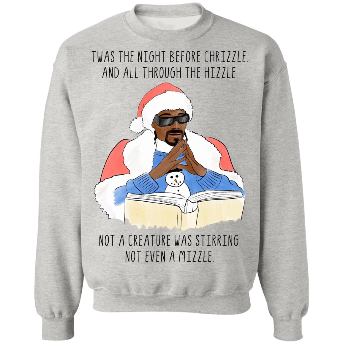 snoop dogg twas the nizzle before christmizzle sweater
