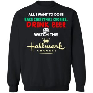 hallmark channel watching sweatshirt