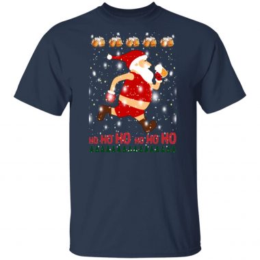 Santa Claus Drinks Beer On Christmas Day Sweater Shirt