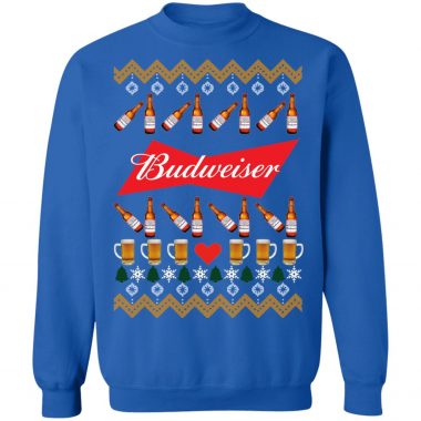Budweiser Beer Funny Ugly Christmas Sweater Shirt