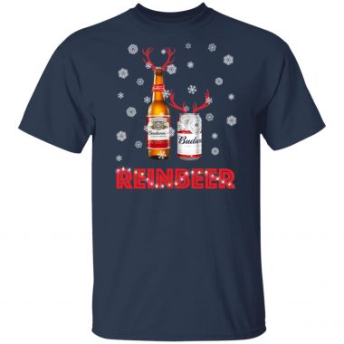Budweiser Reinbeer Funny Beer Reindeer Christmas Sweater Hoodie