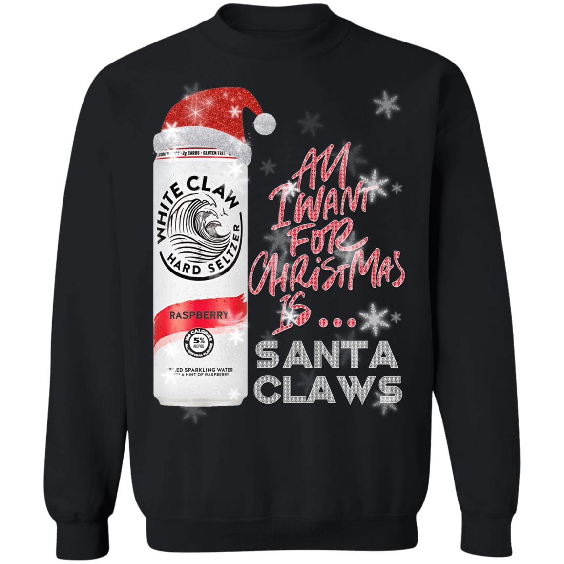 white claw sweatshirt with pocket