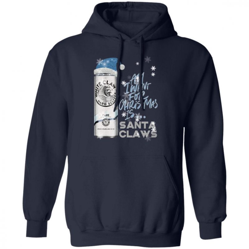 white claw sweatshirt with pocket