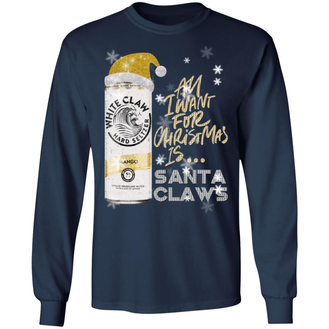 white claw sweatshirt with pocket