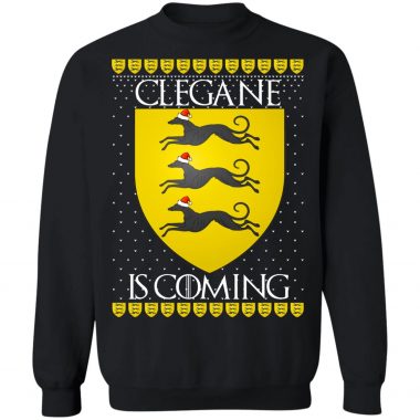 House Clegane Game of thrones Christmas Santa Is Coming Sweatshirt
