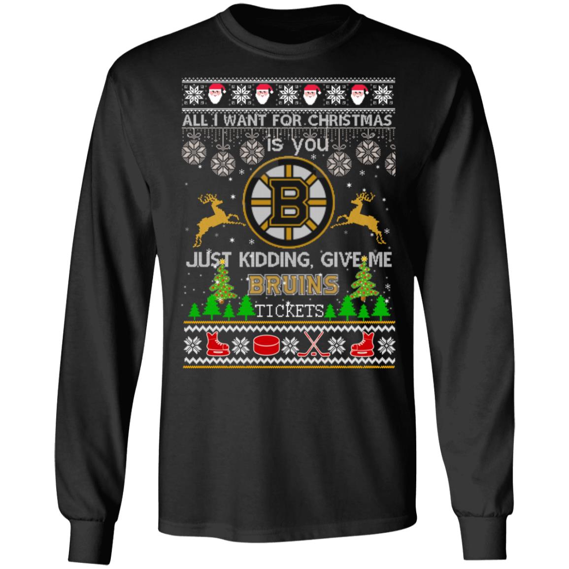 Boston Bruins Men's NHL Patches Ugly Sweater 