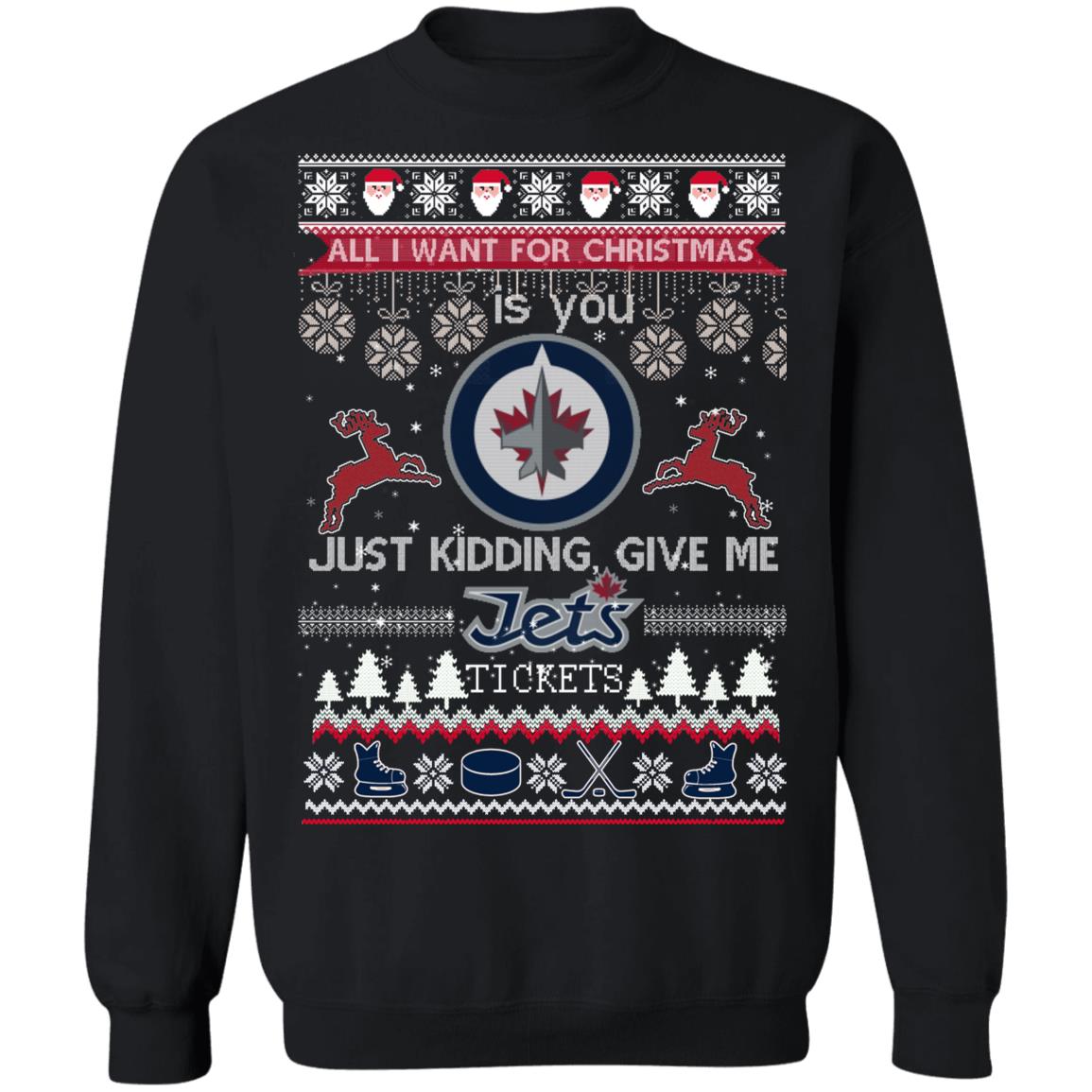 winnipeg jets christmas sweater