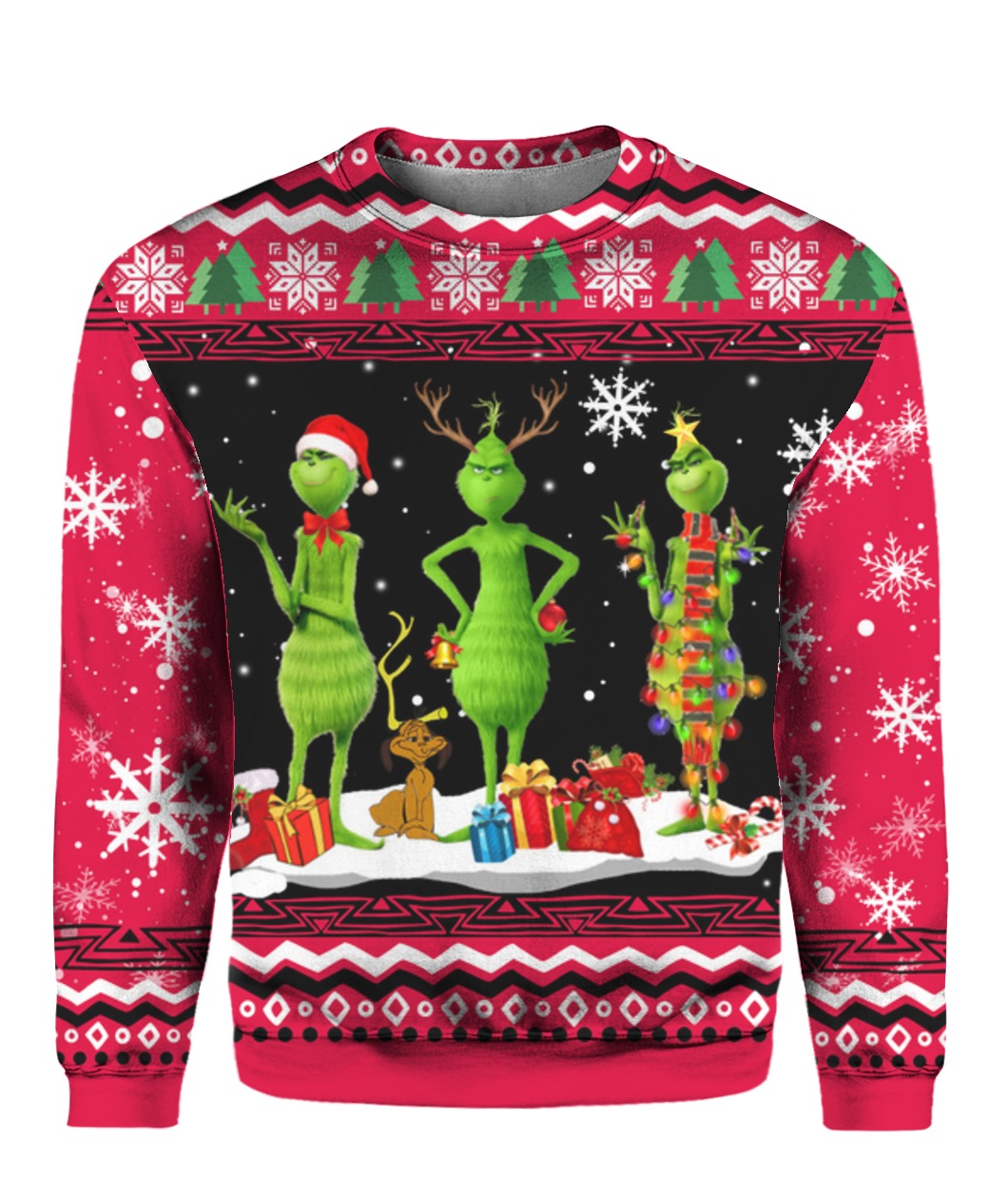 grinch 3d hoodie