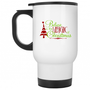 Believe in the magic of Christmas Mugs, Travel Mugs