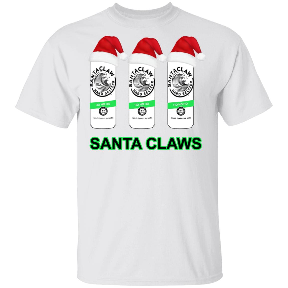 santa claws white claw sweatshirt