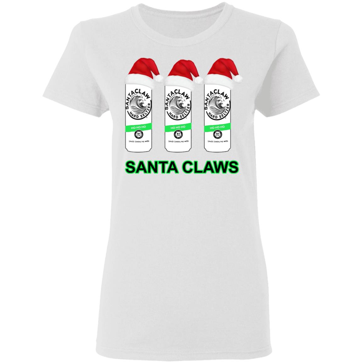 santa claws white claw sweatshirt