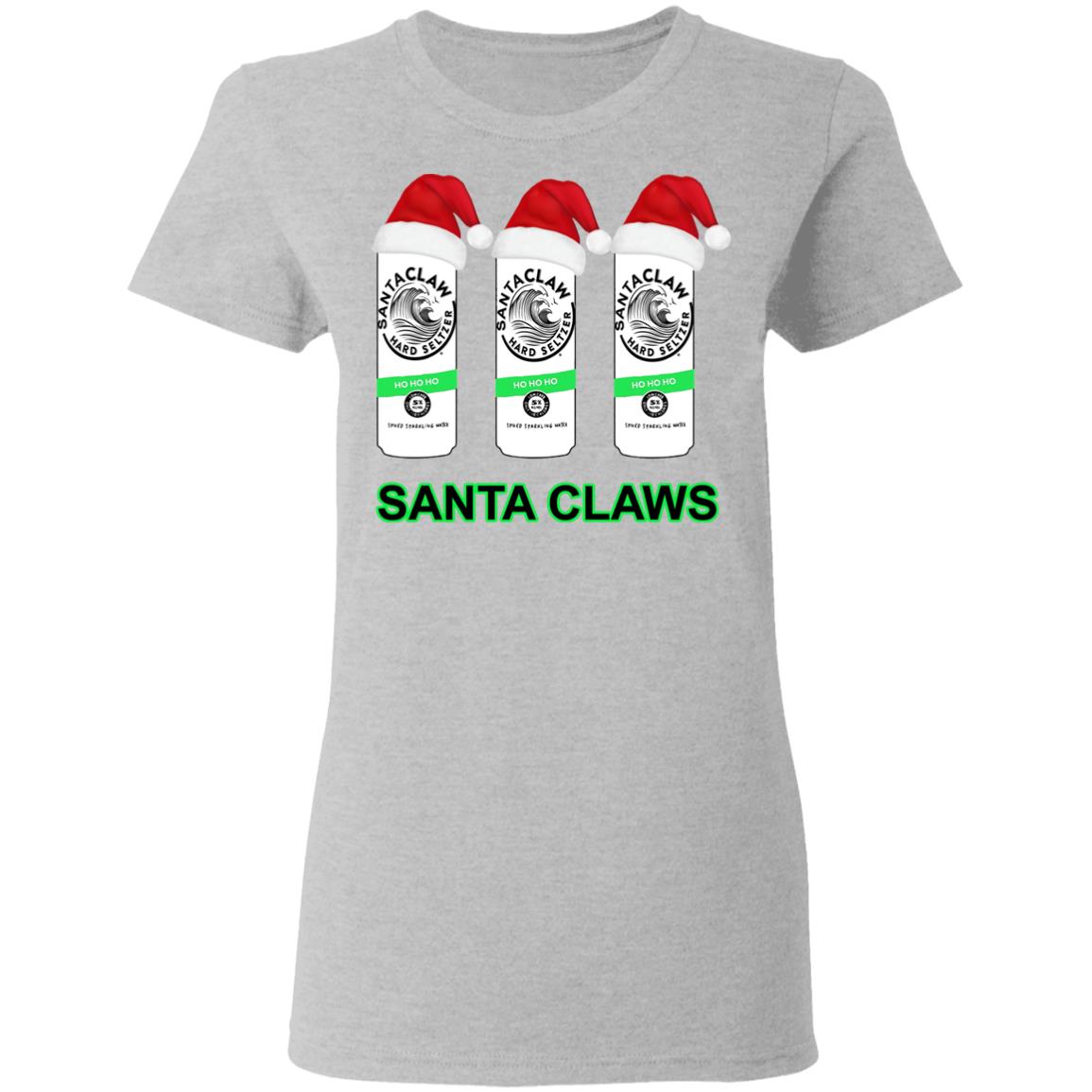 white claw santa claws shirt