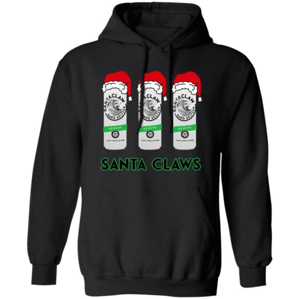 white claw santa claws shirt