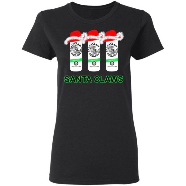 white claw santa claws shirt