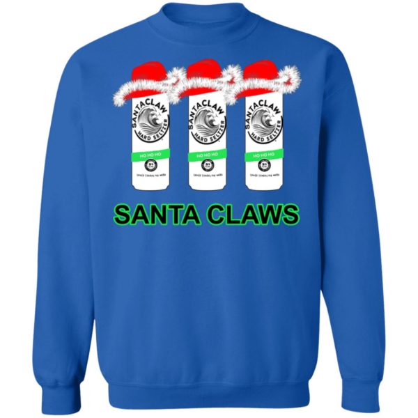 white claw santa claws shirt