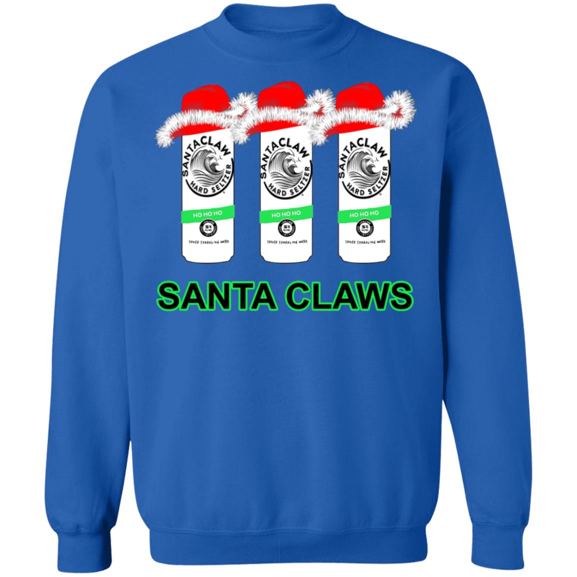 santa claws dinosaur shirt