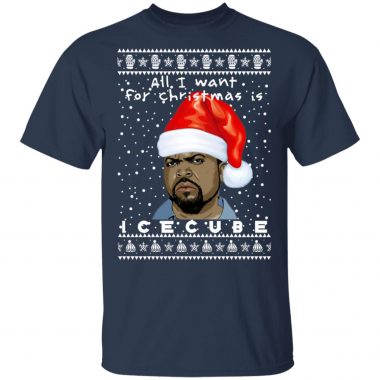 Ice Cube Rapper Ugly Christmas Sweater, Long Sleeve, Hoodie
