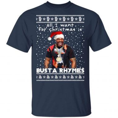 Busta Rhymes Rapper Ugly Christmas Sweater, Long Sleeve, Hoodie