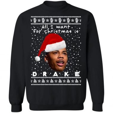 Drake Rapper Ugly Christmas Sweater, Long Sleeve, Hoodie