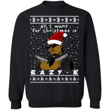 Eazy-E Rapper Ugly Christmas Sweater, Long Sleeve, hoodie