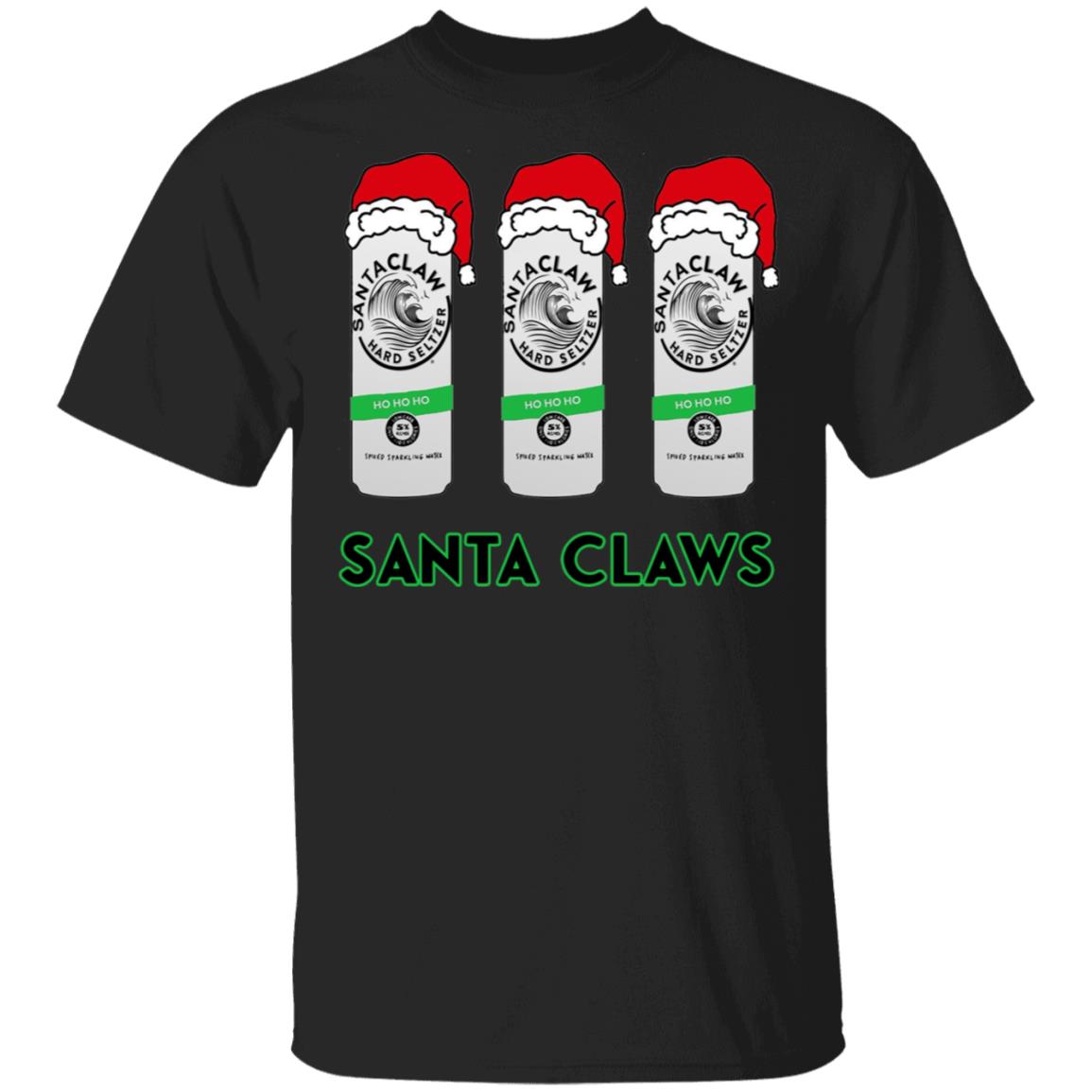 white claw santa claws shirt