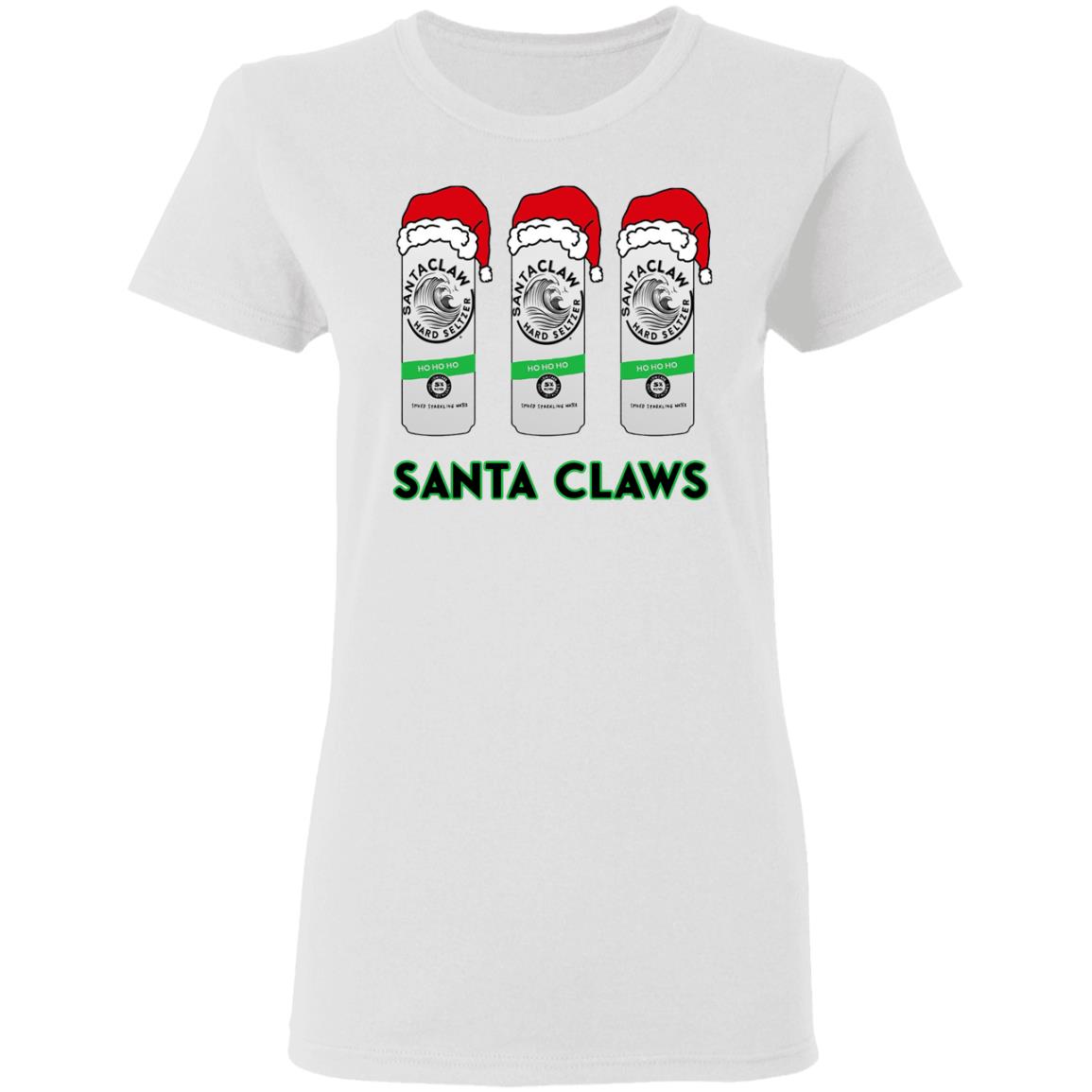 white claw santa claws shirt