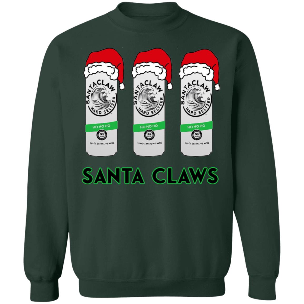 white claw santa claws shirt