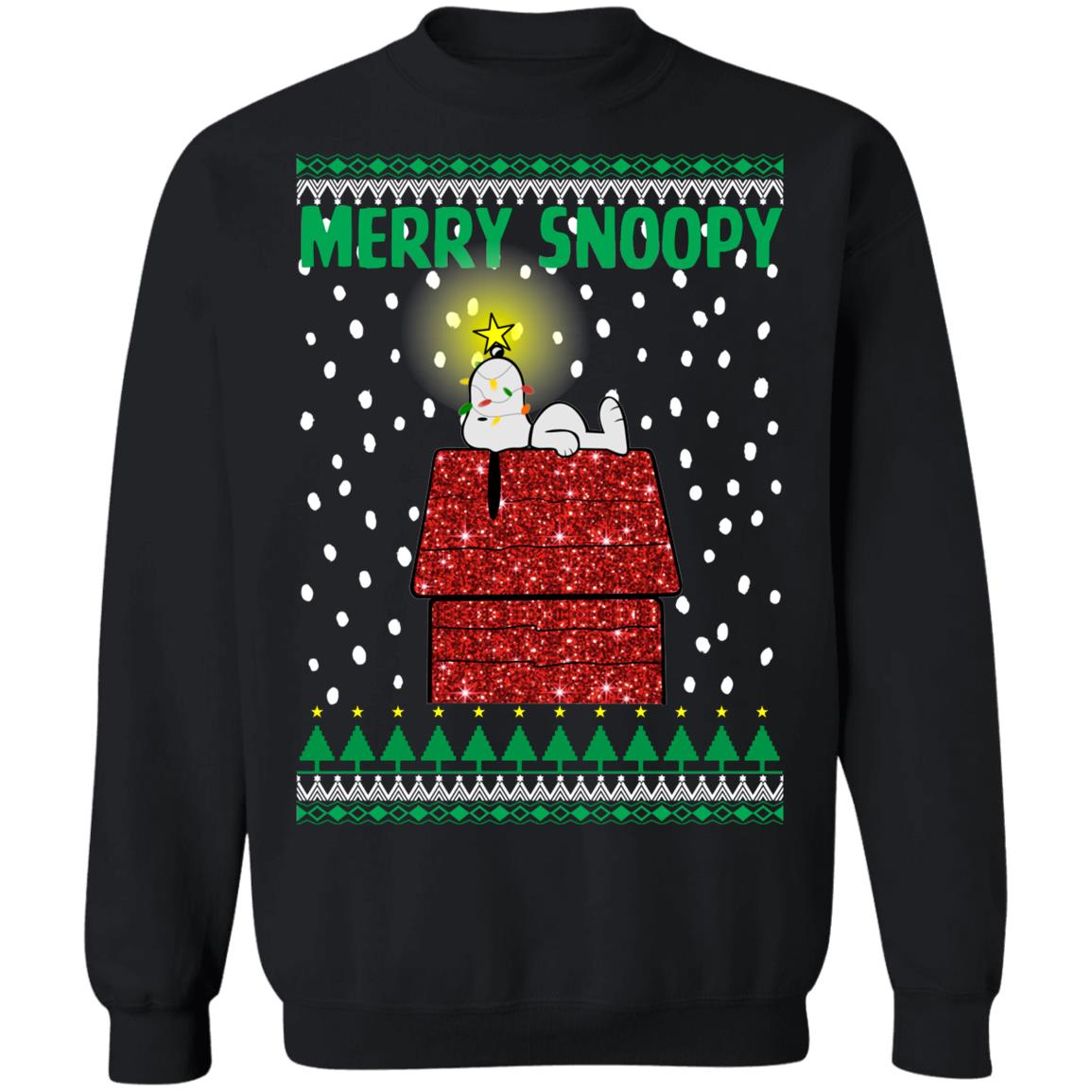 red dog christmas sweater