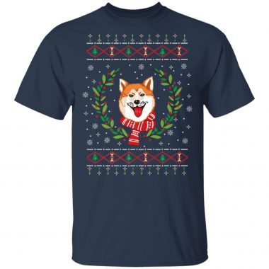 Akita Ugly Christmas Jumper T-Shirt, Long Sleeve, Sweater