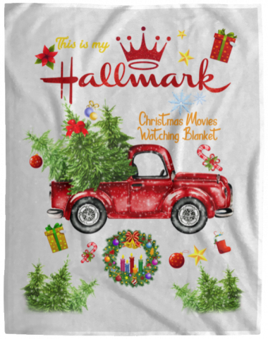 Hallmark Blanket, This Is My Hallmark Christmas Movie Watching Blanket, Cozy Plush Fleece, Sherpa Blanket