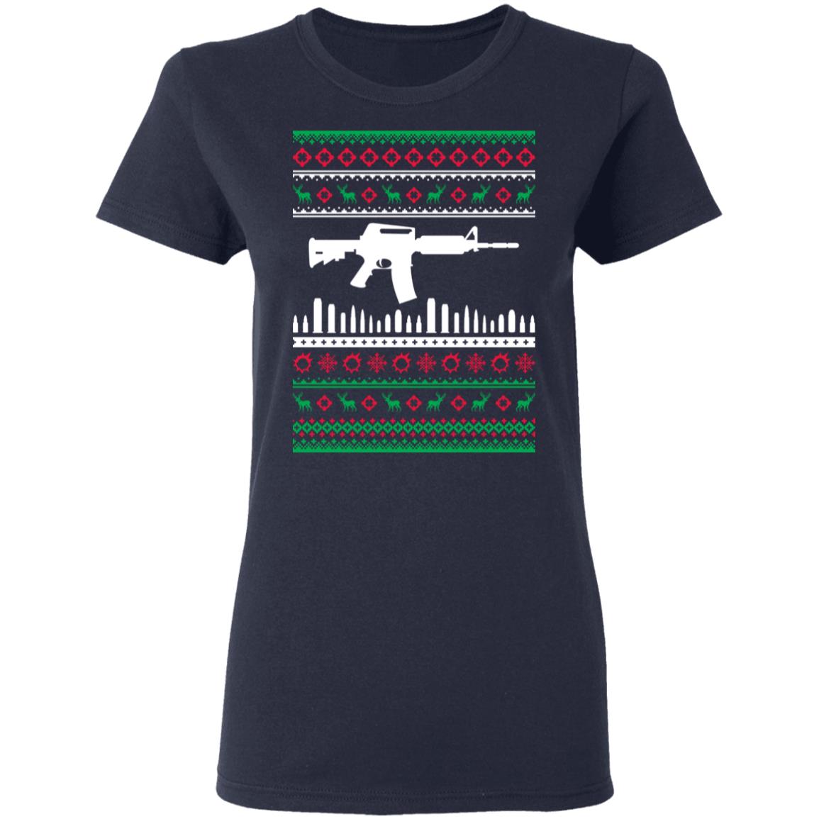 Ar15 Machine Gun Ugly Christmas Sweater 247teeshirt