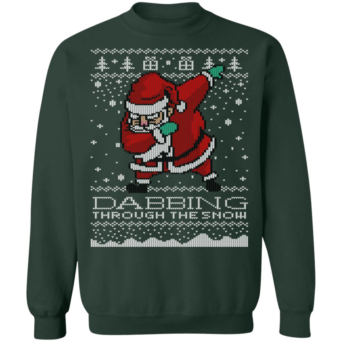 dabbing santa sweatshirt