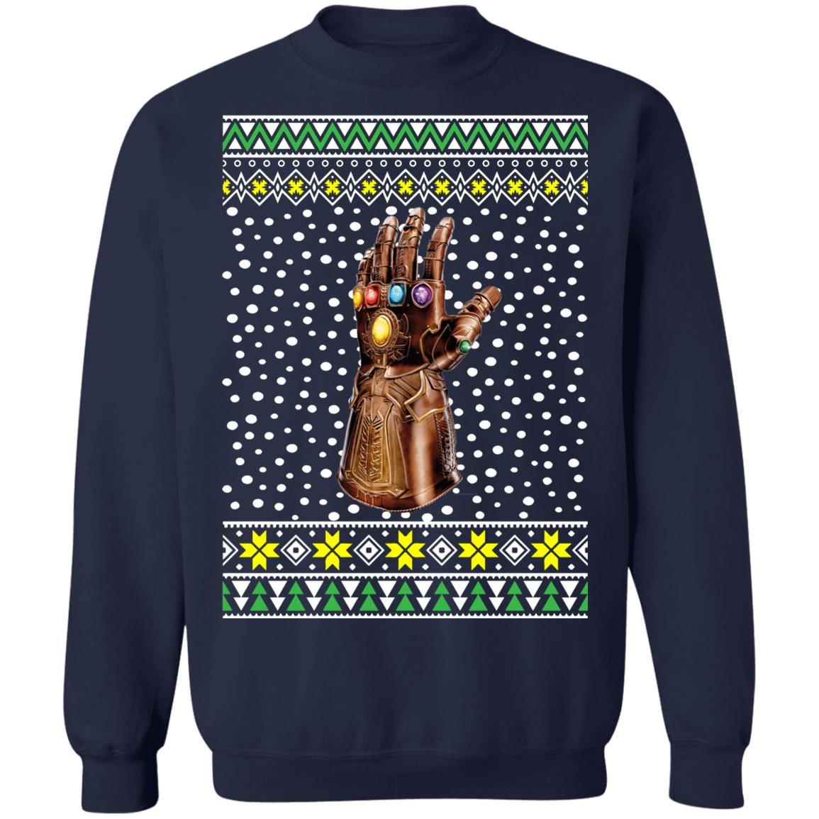 thanos ugly christmas sweater