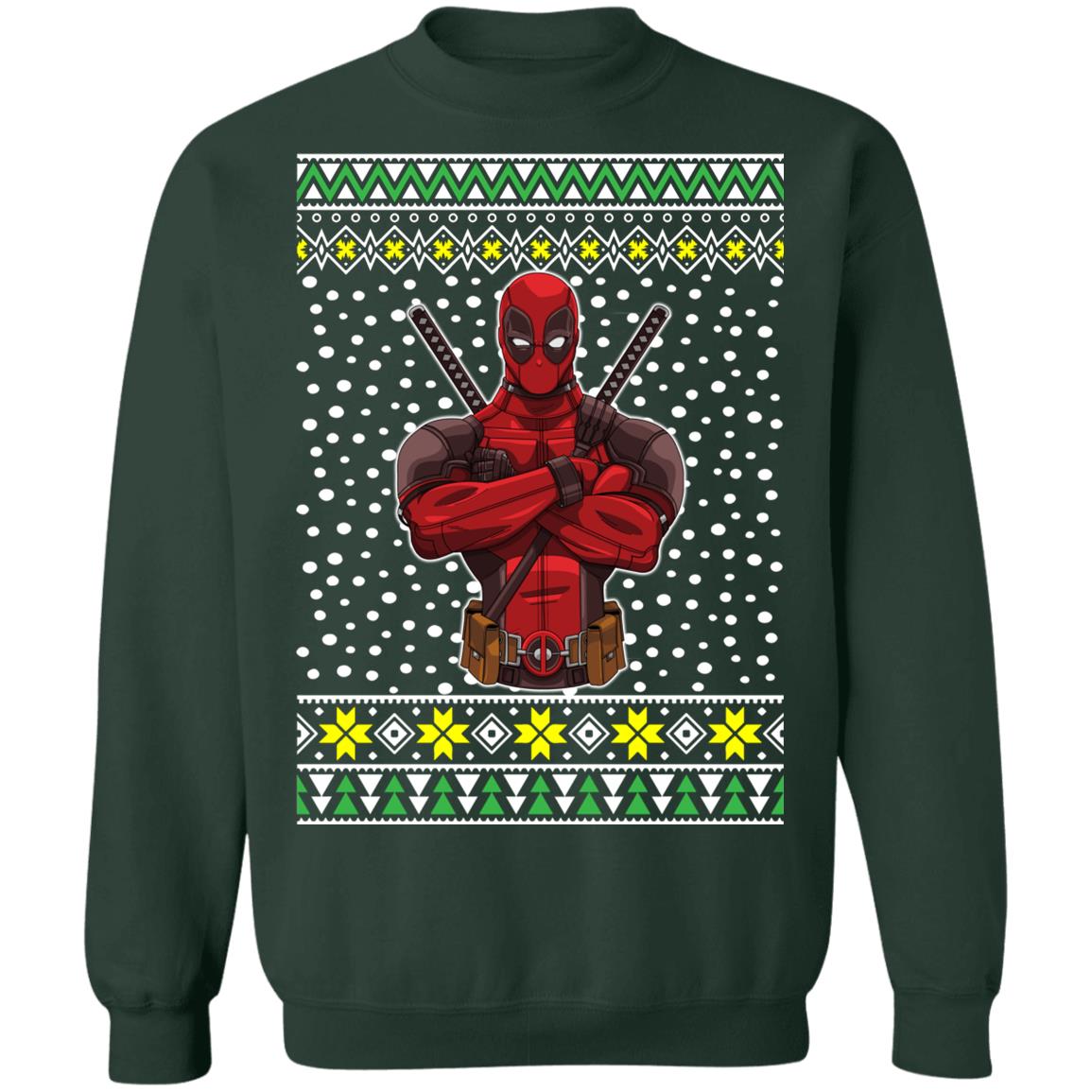 deadpool christmas hoodie