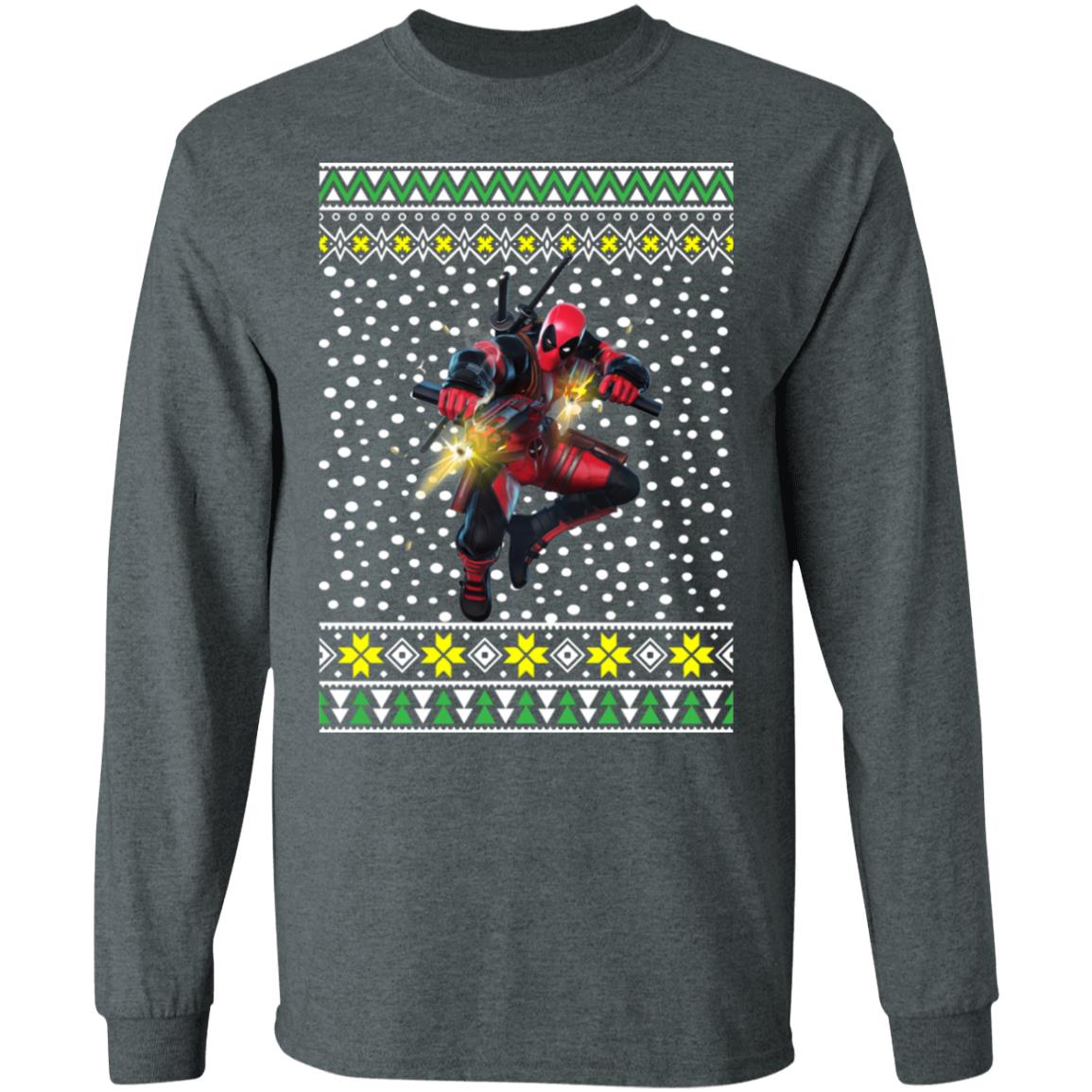 deadpool christmas pullover