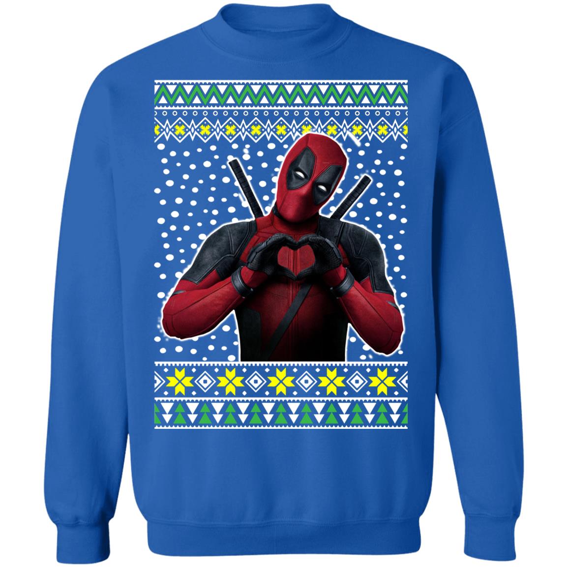 deadpool christmas hoodie