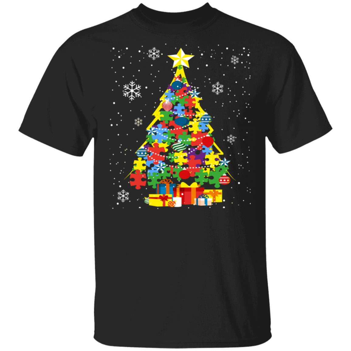 Autism Christmas Tree Christmas Shirt, Hoodie, Ls