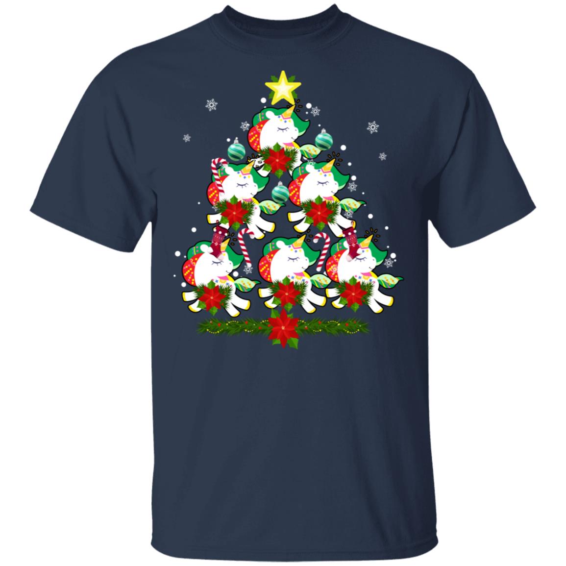 blood type christmas tree shirt