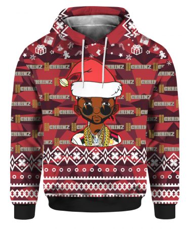  2 Chainz Santa 3D Print Ugly Christmas Sweatshirt