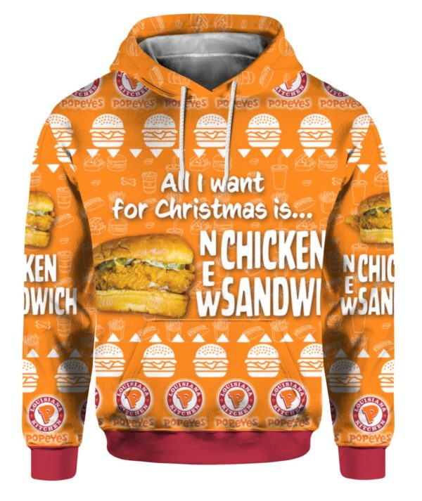 popeyes chicken sweatshirt