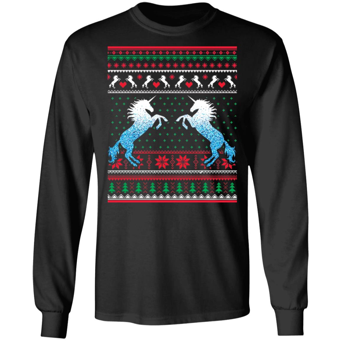 Unicorn Ugly Christmas Sweater Fantasy Trendy Magical Xmas Gift