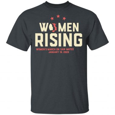 Women March 2020 SAN MATEO Rising Shirt Long Sleeve Hoodie